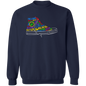 Autism Awareness Sneaker Crewneck Pullover Sweatshirt