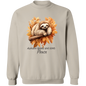 Autumn Leaves and Sloth Please Crewneck Pullover Sweatshirt