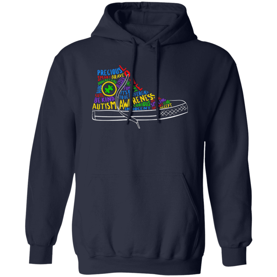 Autism Awareness Sneaker Pullover Hoodie
