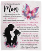 Mom Butterfly Blanket | Mother's Day Gift
