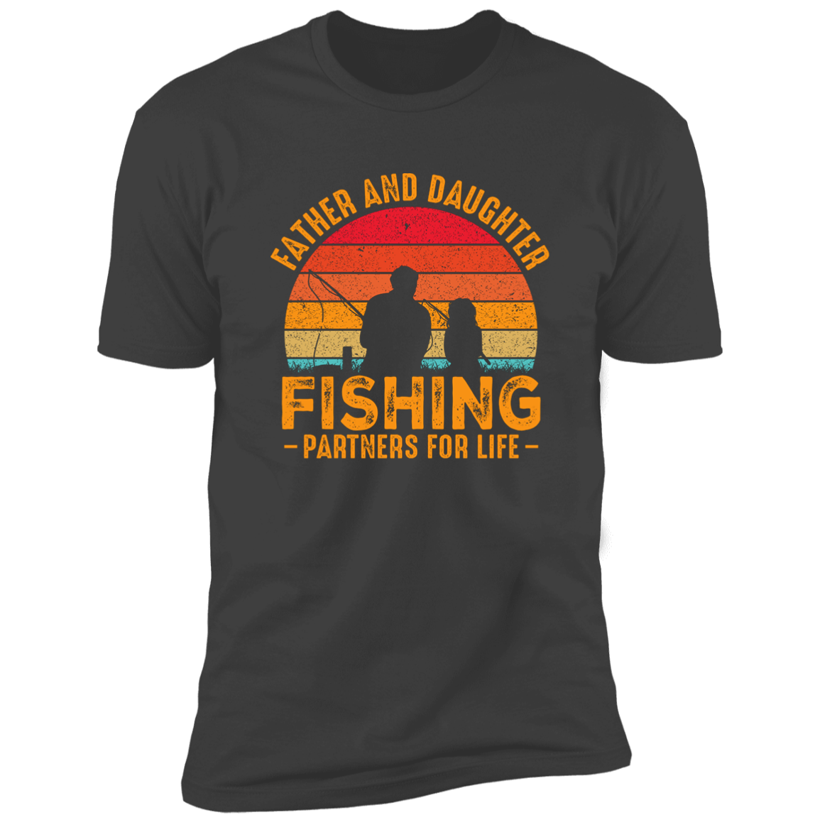 Father and Daughter Fishing 2 | Z61x Premium Short Sleeve Tee (Closeout)