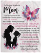 Mom Butterfly Blanket | Mother's Day Gift