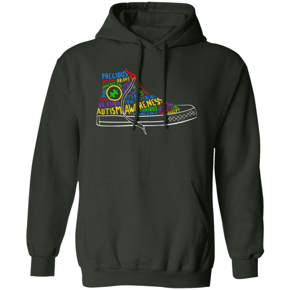 Autism Awareness Sneaker Pullover Hoodie