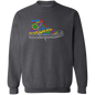 Autism Awareness Sneaker Crewneck Pullover Sweatshirt