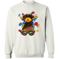 Austism Black Mom Crewneck Pullover Sweatshirt