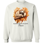Autumn Leaves and Sloth Please Crewneck Pullover Sweatshirt