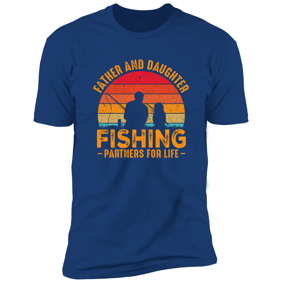 Father and Daughter Fishing 2 | Z61x Premium Short Sleeve Tee (Closeout)