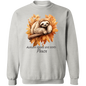 Autumn Leaves and Sloth Please Crewneck Pullover Sweatshirt