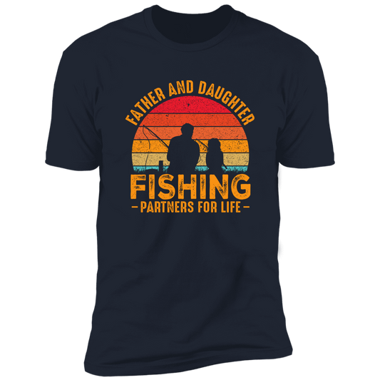 Father and Daughter Fishing 2 | Z61x Premium Short Sleeve Tee (Closeout)