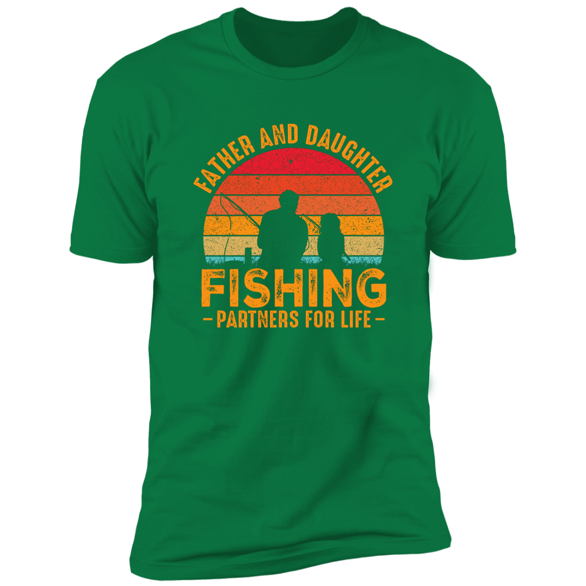 Father and Daughter Fishing 2 | Z61x Premium Short Sleeve Tee (Closeout)