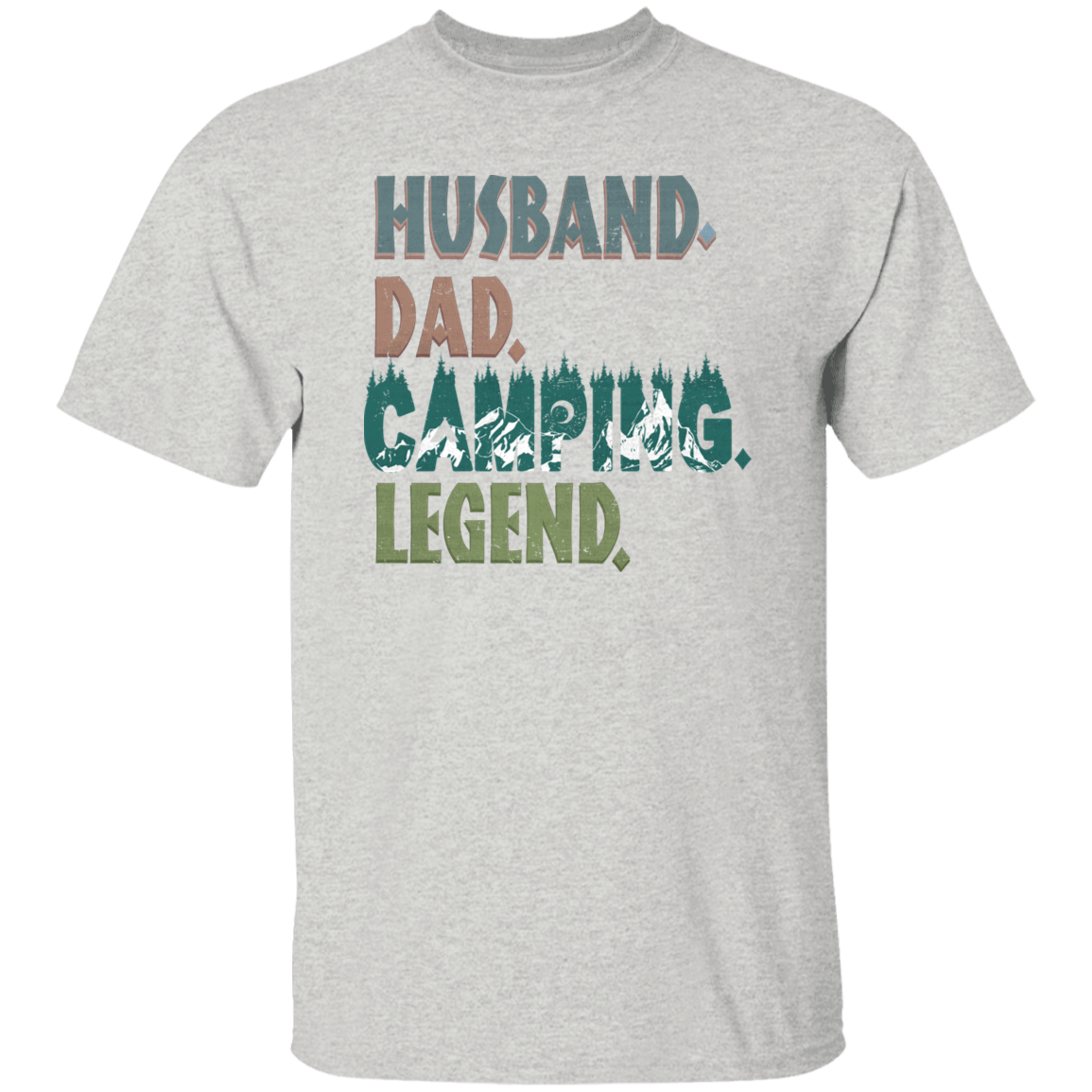 Husband Dad Camping Legend | G500 5.3 oz. T-Shirt