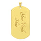 Dope Black Dad Dog Tag