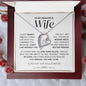 Wife - I Can't Live Without You - Forever Love Necklace