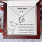 Thank You Forever Personalized Love Necklace