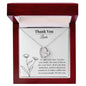 Thank You Forever Personalized Love Necklace