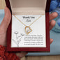 Thank You Forever Personalized Love Necklace