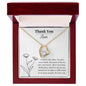 Thank You Forever Personalized Love Necklace