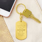Sometimes You Forget You Are Awesome Engraved Dog Tag Keychain