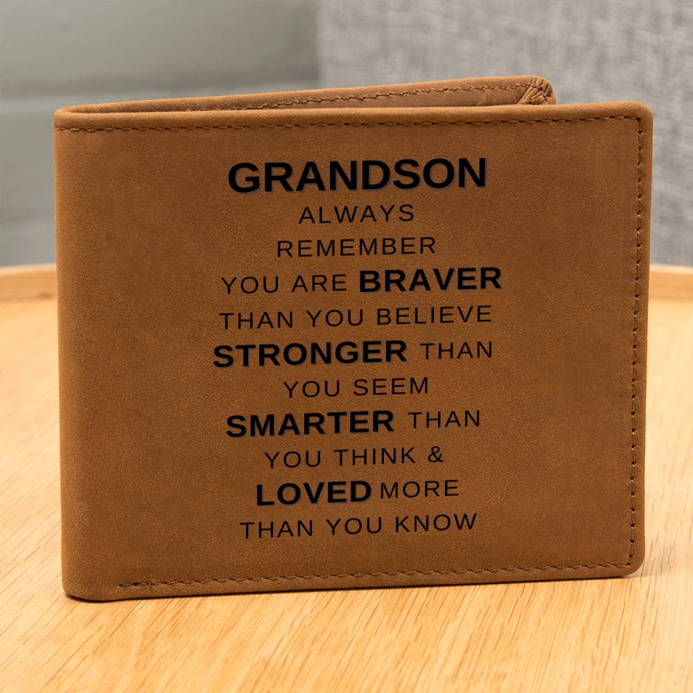 Grandson Graphic Leather Wallet