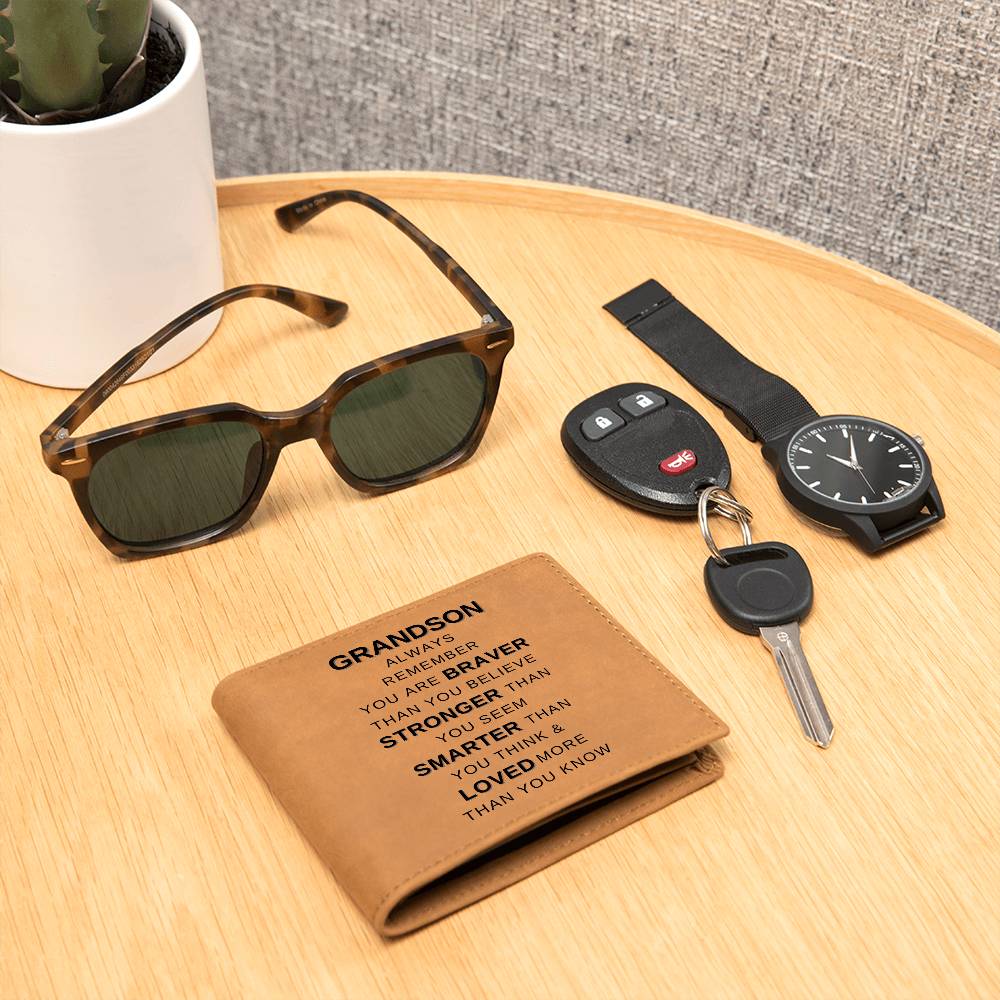 Grandson Graphic Leather Wallet