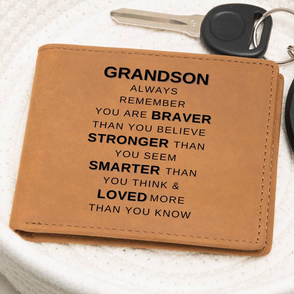 Grandson Graphic Leather Wallet