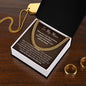 To My Man - I Love You More - Cuban Link Chain
