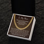 To My Man - I Love You More - Cuban Link Chain
