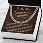 To My Man - I Love You More - Cuban Link Chain