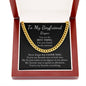 To My Boyfriend - Cuban Link - Personalized Message Card