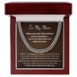 To My Man - I Love You More - Cuban Link Chain