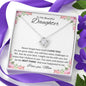 To My Beautiful Daughter Love Knot Necklace