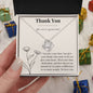 Thank You Love Knot Necklace (to a loved one)