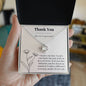 Thank You Love Knot Necklace (to a loved one)