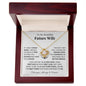 To My Beautiful Future Wife - My Last Everything - Love Knot Necklace