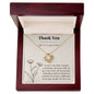 Thank You Love Knot Necklace (to a loved one)