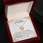 To My Beautiful Daughter Love Knot Necklace