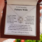 To My Beautiful Future Wife - My Last Everything - Love Knot Necklace