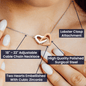 Mama To Be - Pregnancy Gift - Interlocking Hearts Necklace
