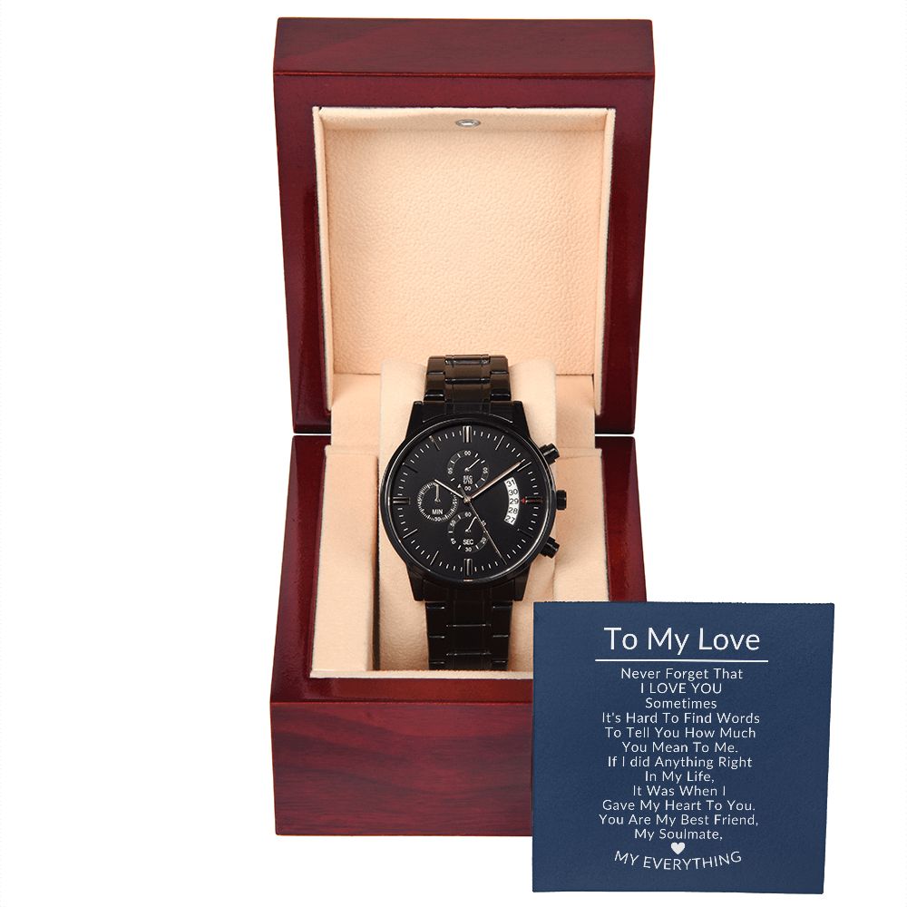 To My Love Chronograph Watch