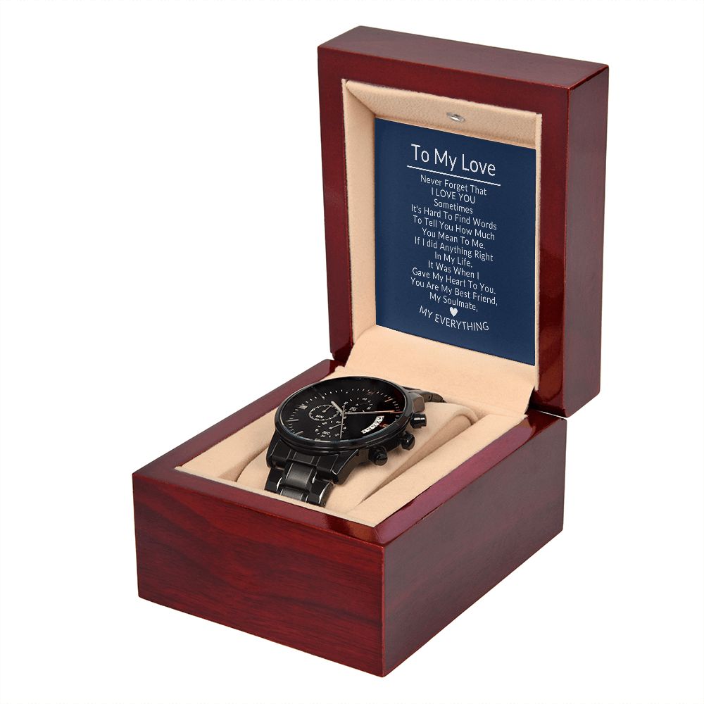 To My Love Chronograph Watch