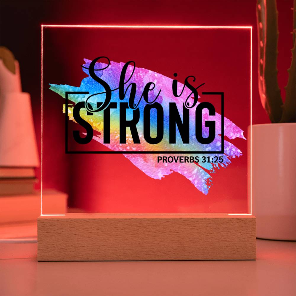 She Is Strong - Proverbs 31:25