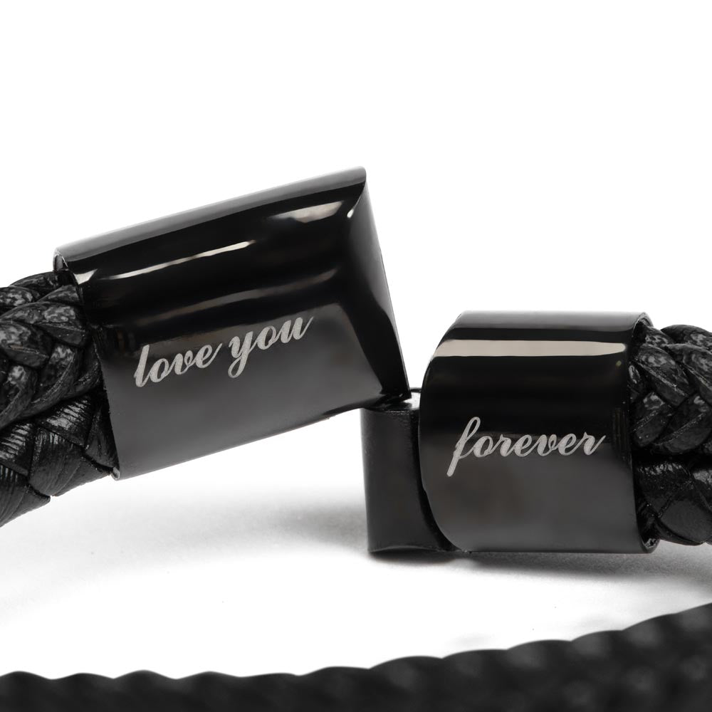 Father and Daughter Best Friends Forever - Men's Bracelet