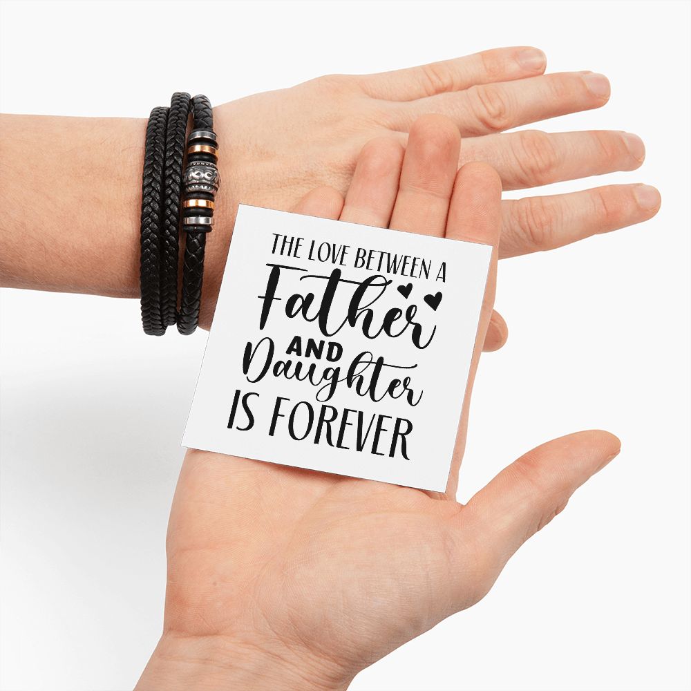 The Love Between A Father and Daughter - Men's Bracelet