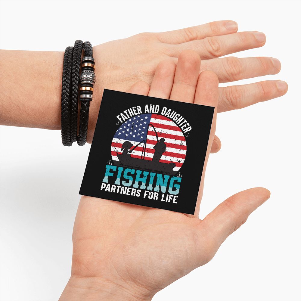 Father and Daughter | Fishing Partners For Life - Men's Bracelet
