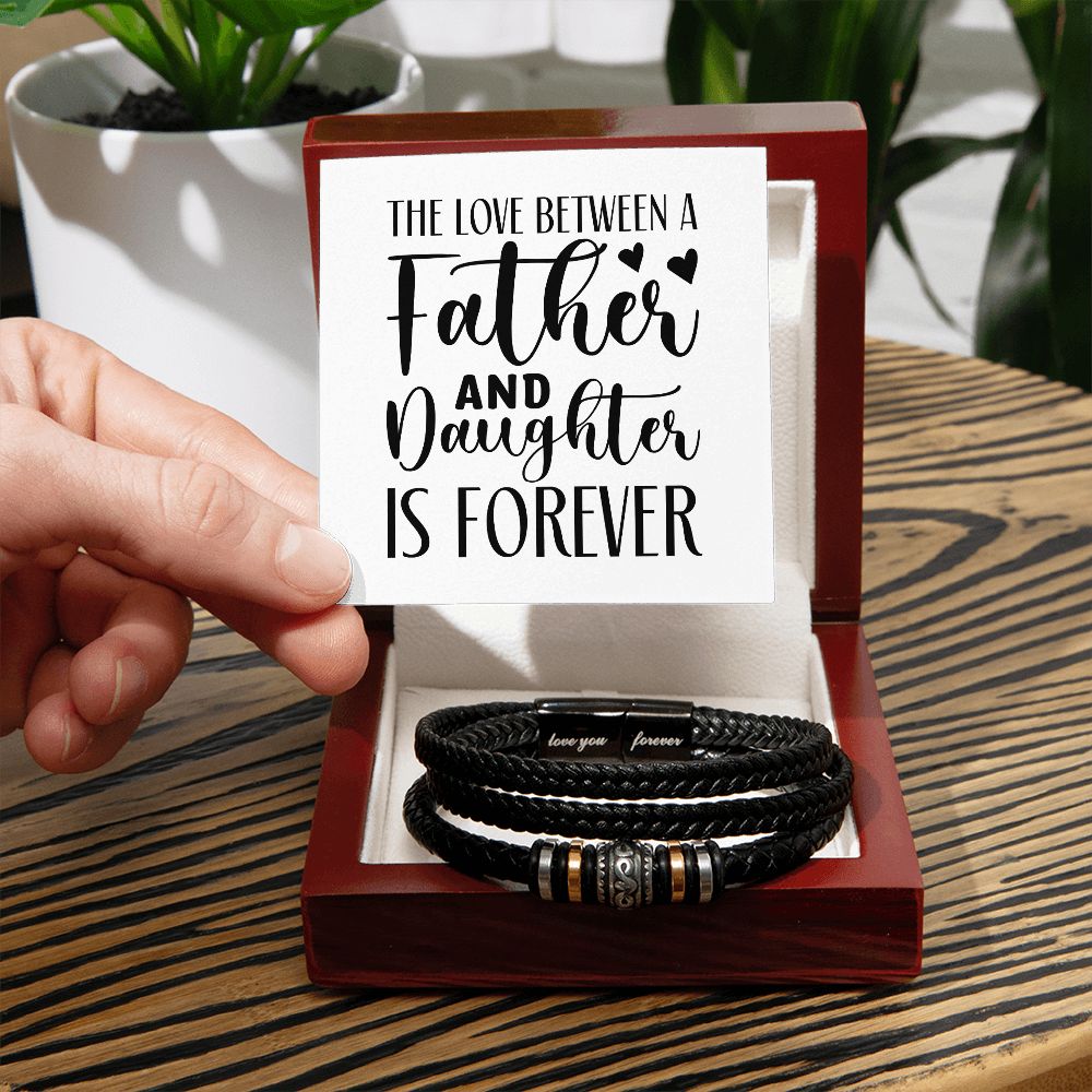 The Love Between A Father and Daughter - Men's Bracelet