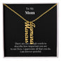 To My Mom Personalized Multi-Name Vertical Necklace