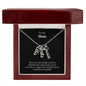 To My Mom Personalized Multi-Name Vertical Necklace