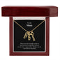 To My Mom Personalized Multi-Name Vertical Necklace