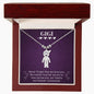 Gigi - Never Forget We Love You - Engraved Kids Charm Necklace