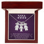 Nana - Never Forget We Love You - Engraved Kids Charm Necklace